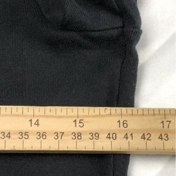 Rafaella Women's Black 3/4 Sleeve Rhinestone Studded Shirt Size Small Stretch - Picture 5 of 7